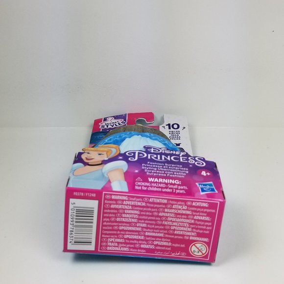 Fashion Surprise Princess Cinderella 10 pcs ages 4+ great as a cake toper - Picture 9 of 13